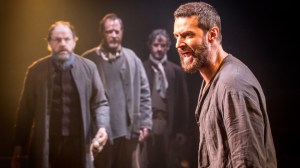 Richard in full fierce mode (Credit Johan Persson - http://www.timeout.com/london/theatre/the-crucible-1)