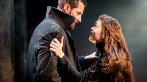 Richard Armitage & Samantha Colley. (Credit to Johann Persson, found at http://www.timeout.com/london/theatre/the-crucible-1)