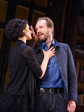 Indira Varma & Ralph Fiennes shine as Ann & Jack (Photo by Tristram Kenton, from www.the stage.co.uk)