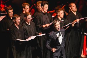 Hadley Fraser as John P. Wintergreen,' A Kiss for Cinderella' (Photo Credit to Darren Bell)