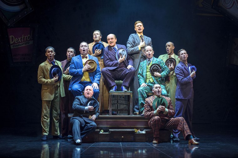 Nathan and the gang  (Photo from: http://guysanddollsthemusical.co.uk/)
